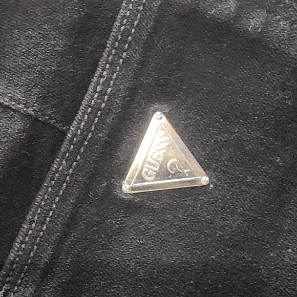 Guess Black High Waist Zippered Shorts - Picture 5 of 9